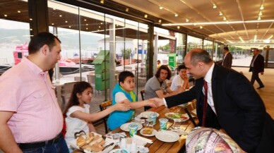 Başkan Söğüt, şehit ailelerini ağırladı