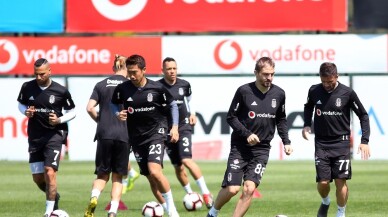 Beşiktaş, derbi mesaisini sürdürdü