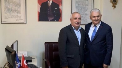 Binali Yıldırım’dan muhtar ziyareti