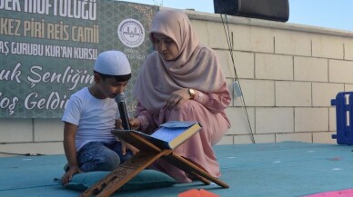 Cami kreşinde yıl sonu etkinliği