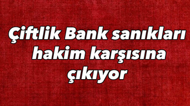 Çiftlik Bank sanıkları yarın hakim karşısına çıkıyor