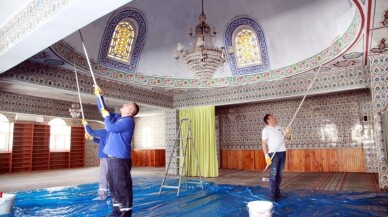 Çırçır Camii’nde onarım çalışmaları devam ediyor