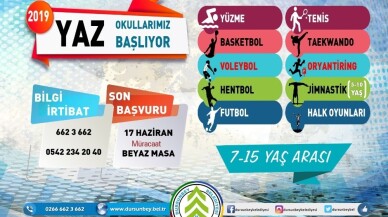 Dursunbey’de Yaz Okulları 17 Haziran’da Başlıyor