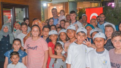 Karacabey’de iftar sofrası yetim çocuklar için kuruldu