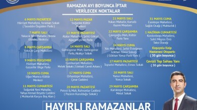 Kartallılar , Kartal Belediyesinin iftar sofrasında buluşuyor