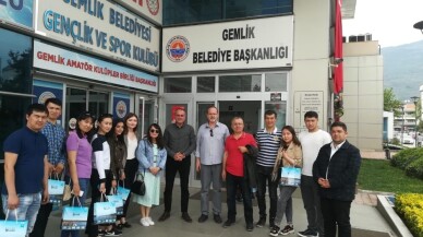 Kazakistanlı Gençler Gemlik’i çok sevdi