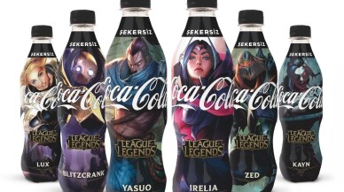 “League of Legends” şampiyonları Coca-Cola şişelerinde