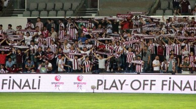 Spor Toto 1. Lig Play-Off Final: Hatayspor: 0 - Gazişehir Gaziantep: 1 (İlk yarı)