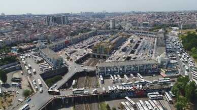 15 Temmuz Esenler Demokrasi Otogarı’nda seçim yoğunluğu havadan görüntülendi