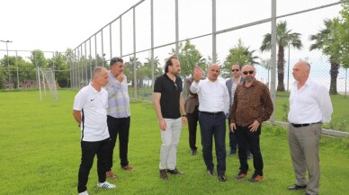 Başkan Söğüt ve Üzülmez, Kocaelispor’un yeni tesislerini gezdi