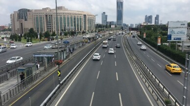 Bayram öncesi İstanbul’da yollar boşaldı