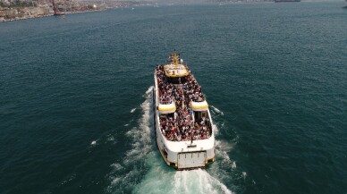 Bayramın son gününde de iskele ve vapurlar doldu taştı