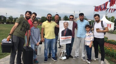 Binali Yıldırım’a drone tutkunlarından havada teşekkür