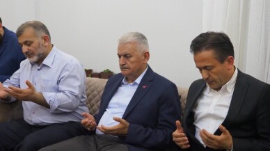 Binali Yıldırım’dan taziye ziyareti