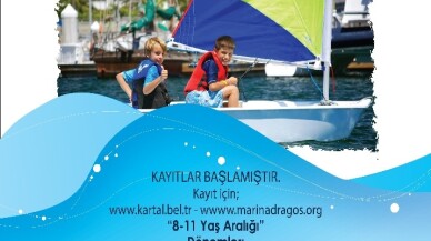 Çocuklar, yaz tatilinde de Kartallı olmanın ayrıcalığını yaşıyor