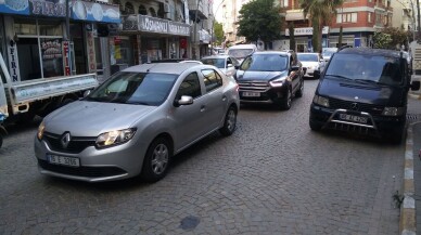 Erdek’te trafik yoğunluğu