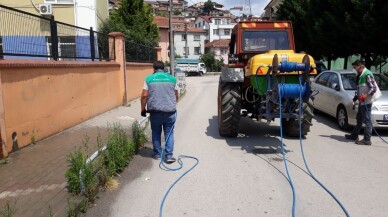 İzmit’te yabani ot için günde  4 ton ilaç kullanılıyor