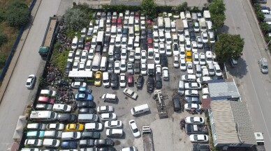 Kocaeli’deki yediemin otoparkları, araç mezarlığına döndü