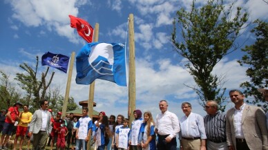 Kocaeli’nin sahilleri 6. mavi bayrağı aldı