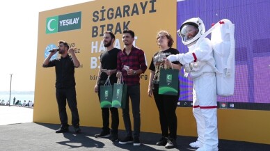 (Özel) Üsküdar Sahilinde bir astronot