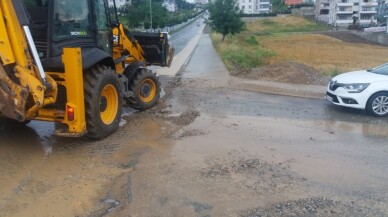 SASKİ’den yoğun yağışa anında müdahale