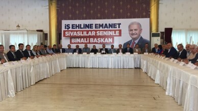 Sivaslılardan Binali Yıldırım’a tam destek