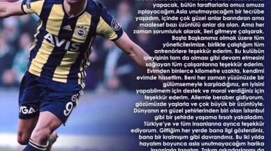 Soldado, Fenerbahçe’ye veda etti