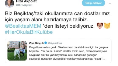 Bakan Selçuk’un çağrısına Başkan Akpolat’tan destek