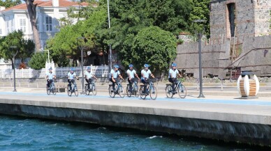 Beykoz’da bisikletli zabıtalar görevde