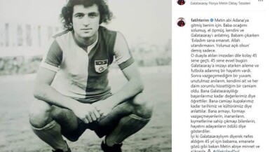 Fatih Terim’den 45. yıl için duygusal mesaj