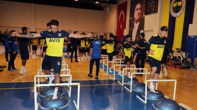 Fenerbahçe salonda çalıştı