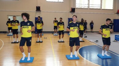 Fenerbahçe salonda çalıştı