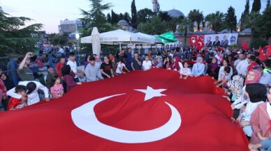 Gebze’de 15 Temmuz’un yıl dönümünde birlik mesajı verildi