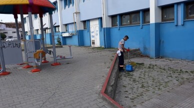 Gebze’de temizlik işleri ekipleri her yerde