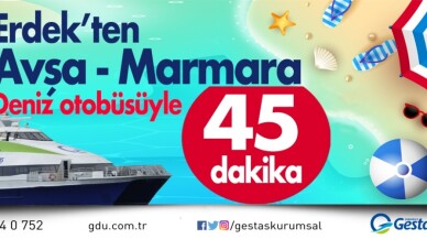 Gestaş Erdek-Avşa-Marmara seferleri başlıyor