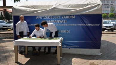 Hendek Belediyesinden afetzedeler için yardım kampanyası