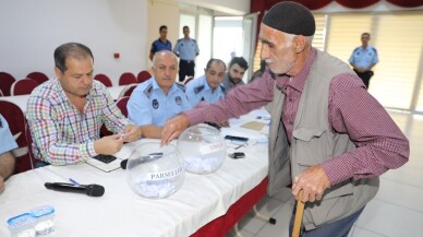 Körfez’deki kurban yerleri için kura çekildi