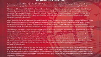 Maltepe Belediyesinden TİS açıklaması