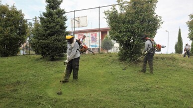 Park ve Bahçelerde yoğun mesai