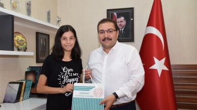 Yusuf Koç LGS şampiyonu ile bir araya geldi