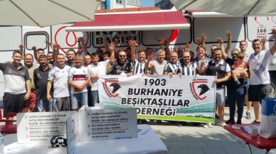 Burhaniye’de Beşiktaşlılar kan bağışında bulundu