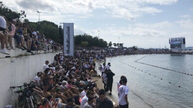 Caddebostan sahilinde ‘uçuş’ coşkusu