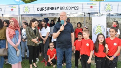 Dursunbey’de çocuklar spor okulundan mezun oldu