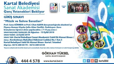 Kartal Belediyesi Sanat Akademisi genç yetenekleri bekliyor