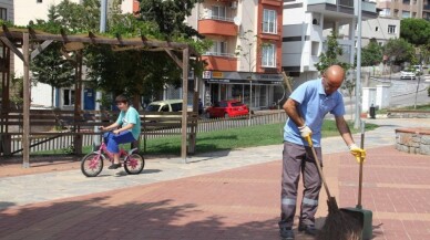 Kartal’da park bakım çalışmaları devam ediyor