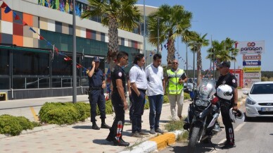 Kaymakam Görgülüarslan bayram trafiği önlemlerini yerinde inceledi