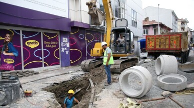 Lüleci Sokak’ta altyapı çalışmaları başladı