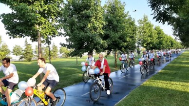 Maltepe’de karbon salımına karşı pedal çevirdiler