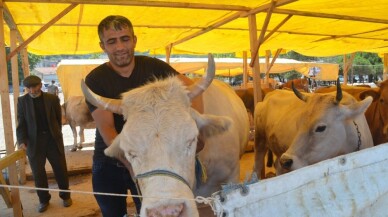 Mudanya’da kurbanlıklar satışa sunuldu