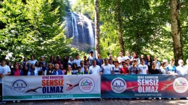 Mudanya’nın genç hafızları Suuçtu şelalesinde